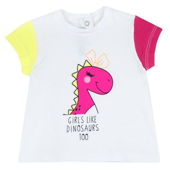 Maglietta manica corta con dinosaura